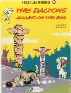 LUCKY LUKE 34-THE DALTONS ALWAYS ON THE RUN PB