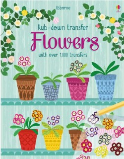 RUB DOWN TRANSFER BOOK-FLOWERS