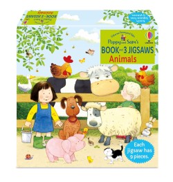 POPPY AND SAMS BOOK AND 3 JIGSAWS-ANIMALS
