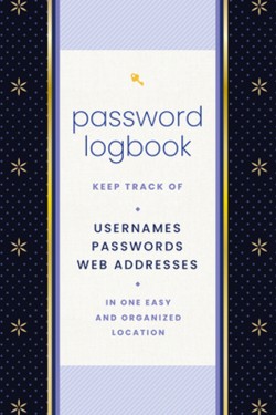 Password Logbook (Black & Gold)