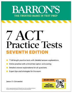 7 ACT Practice Tests, Seventh Edition + Online Practice (2026)