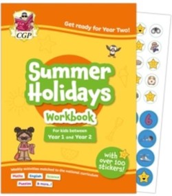CGP Summer Holidays Activity Workbook - for kids between Year 1 and Year 2 (ages 5-6)