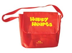 HAPPY HEARTS STARTER TCHRS BAG RED