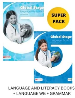GLOBAL STAGE 1 SUPER PACK (LANGUAGE AND LITERACY BOOKS + LANGUAGE WB + GRAMMAR)