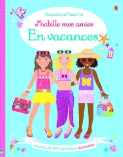 JHABILLE MES AMIES -EN VACANCES- AUTOCOLLANTS