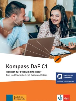 KOMPASS DAF C1 KURS - UND ÜBUNGSBUCH (+AUDIO+VIDEOS-HYBRIDE AUSGABE ALLANGO)