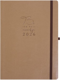 ΗΜΕΡΟΛΟΓΙΟ ΕΚΔΟΣΙΣ 26 FLEX ΚΑΦΕ 17*25 ΗΜΕΡΗΣΙΟ ΜΕ ΛΑΣΤΙΧΟ ΚΑΙ ΘΗΛΙΑ