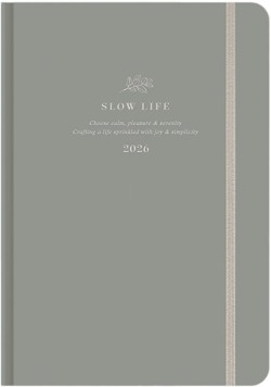 ΗΜΕΡ.WRITE YOUR FUTURE 26 SLOW LIFE-GREY 17*25 ΕΒΔΟΜΑΔΙΑΙΟ ΜΕ ΛΑΣΤΙΧΟ