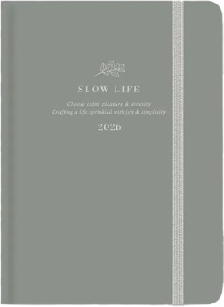ΗΜΕΡ.WRITE YOUR FUTURE 26 SLOW LIFE-CHARCOAL 12*17 ΗΜΕΡΗΣΙΟ