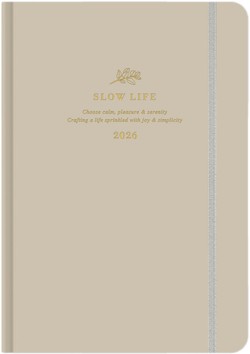 ΗΜΕΡ.WRITE YOUR FUTURE 26 SLOW LIFE-VANILLA 14*21 ΗΜΕΡΗΣΙΟ ΜΕ ΛΑΣΤΙΧΟ