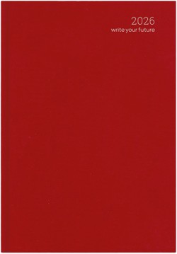 ΗΜΕΡ.WRITE YOUR FUTURE 26 SIMPLE RED 17*25 ΗΜΕΡΗΣΙΟ