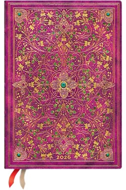 2026 Diamond Jubilee (Sangorski & Sutcliffe) Midi 12-month Horizontal Softcover Flexi Dayplanner 2026 (Elastic Band Closure)
