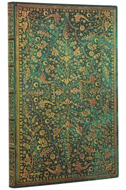 ΗΜΕΡΟΛΟΓΙΟ PAPERBLANKS 26-27 ΑΚΑΔΗΜΑΙΚΟ FLEXIS EMERALD FLOWER 13*21 ΕΒΔΟΜΑΔΙΑΙΟ MAXI