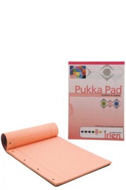 ΜΠΛΟΚ ΚΟΛΛΗΤΟ Α4 ΡΙΓΕ 50Φ.ΜΕ ΟΠΕΣ PUKKA IRLREF50 ROSE
