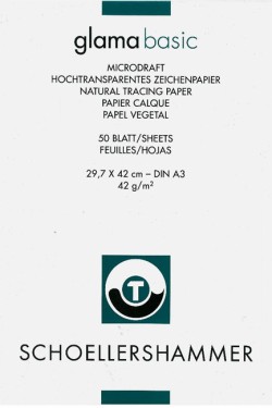 ΜΠΛΟΚ ΡΥΖΟΧΑΡΤΟ Α3 62ΓΡ.50Φ.SCHOELLER