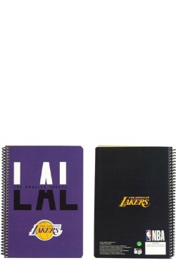 ΤΕΤΡΑΔΙΟ FANCY ΣΠΙΡΑΛ 17*25 2ΘΕΜ.70Φ.BACK ME UP NBA MILWAUKEE-LAKERS 338-93402
