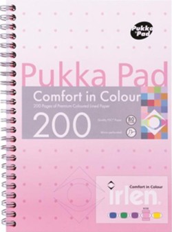 ΤΕΤΡΑΔΙΟ ΣΠΙΡΑΛ 15*21 100Φ.PUKKA IRLEN ROSE