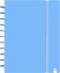 ΤΕΤΡΑΔΙΟ ΣΠΙΡΑΛ CARCHIVO INGENIOX 15*21 ΡΙΓΕ 100φ.ΜΠΛΕ ΠΑΣΤΕΛ