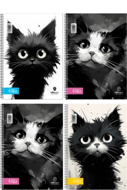 ΤΕΤΡΑΔΙΟ ΣΠΙΡΑΛ 17*25 1ΘΕΜ.30Φ.KITTIE