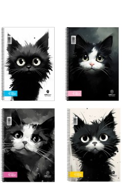 ΤΕΤΡΑΔΙΟ ΣΠΙΡΑΛ 20*30 2ΘΕΜ.60Φ.KITTIE