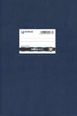 ΤΕΤΡΑΔΙΟ ΜΠΛΕ 17*25 30Φ.ΡΙΓΕ EX-BLUE