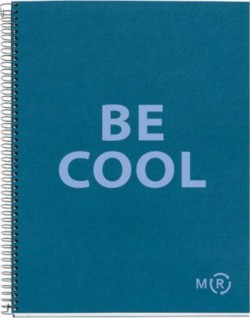 ΤΕΤΡΑΔΙΟ FANCY ΣΠΙΡΑΛ 21*30cm.ΡΙΓΕ 80Φ.MIQUELRIUS ECO SAPPHIRE BE COOL Α4 MR46886