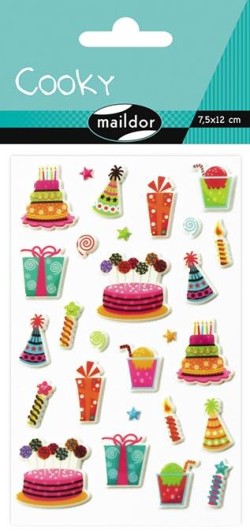 STICKERS COOKY 7,5*12CM. ΓΕΝΕΘΛΙΑ