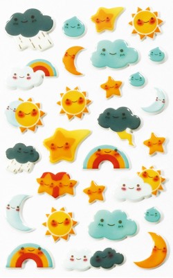 STICKERS COOKY 7,5*12CM.KAWAI METEO