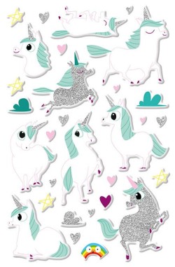 STICKERS PUFFY 10,5*16ΕΚ.ΜΟΝΟΚΕΡΩΣ 1 ΦΥΛΛΟ