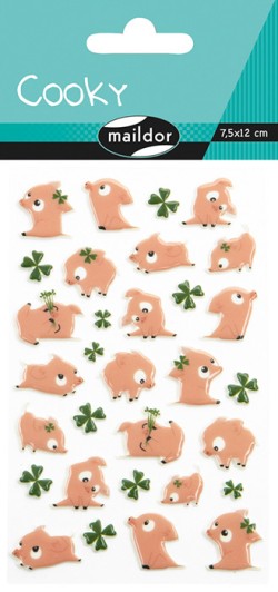 STICKERS COOKY 7,5*12CM ΓΟΥΡΟΥΝΑΚΙΑ