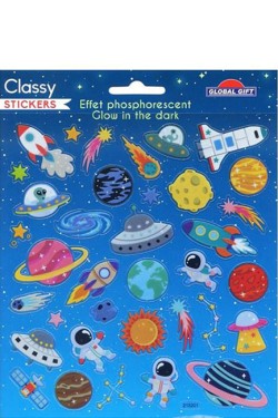STICKERS CLASSY GLOW 15*17cm.215201 ΔΙΑΣΤΗΜΑ