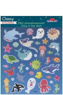 STICKERS CLASSY GLOW 15*17cm.215212 ΒΥΘΟΣ