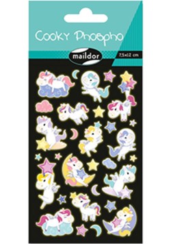 STICKERS COOKY 7,5*12cm.ΦΩΣΦΟΡΟΥΧΟΙ ΜΟΝΟΚΕΡΟΙ
