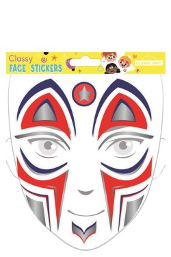 STICKERS ΠΡΟΣΩΠΟΥ CLASSY 15*17cm.211053 SUPER HERO