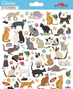 STICKERS CLASSY 15*17CM.210414 ΓΑΤΕΣ