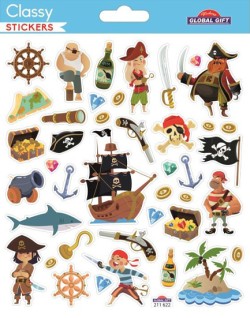 STICKERS CLASSY 15*17CM.211622 ΠΕΙΡΑΤΕΣ