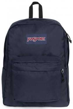 ΤΣΑΝΤΑ ΠΛΑΤΗΣ ΜΕ ΘΗΚΗ LAPTOP JANSPORT SUPERBREAK PLUS EK0A5BAON541 NAVY ΜΟΝΟΘΕΣΙΑΚΗ
