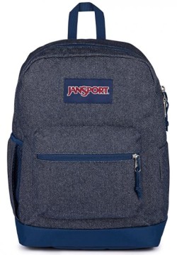 ΤΣΑΝΤΑ ΠΛΑΤΗΣ JANSPORT CROSS TOWN PLUS EK0A5BJ61W01 DENIM INDIGO ΜΟΝΟΘΕΣΙΑΚΗ