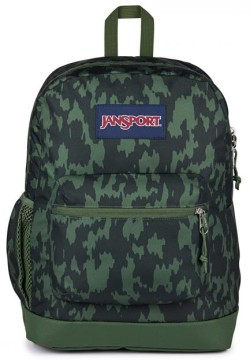 ΤΣΑΝΤΑ ΠΛΑΤΗΣ JANSPORT CROSS TOWN PLUS EK0A5BLB0W81 CAMO ΜΟΝΟΘΕΣΙΑΚΗ