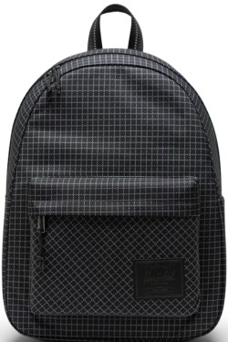 ΤΣΑΝΤΑ ΠΛΑΤΗΣ ΜΕ ΘΗΚΗ LAPTOP HERSCHEL CLASSIC GRID BLACK ΜΟΝΟΘΕΣΙΑΚΗ