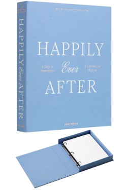 ΑΛΜΠΟΥΜ ΦΩΤ.PRINTWORKS PW00728 28*21εκ.HAPPILY EVER AFTER-ΜΠΛΕ