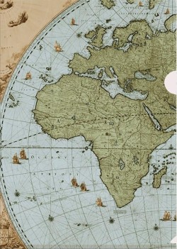 ΘΗΚΗ Α4 ΜΕ ΑΝΟΙΓΜΑ Γ BB BLAEU-MAP OF THE WORLD