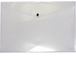 ΦΑΚΕΛΟΣ Α3 ΜΕ ΚΟΥΜΠΙ PREMIUM ΔΙΑΦΑΝΗΣ CLEAR