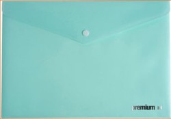 ΦΑΚΕΛΟΣ Α4 ΜΕ ΚΟΥΜΠΙ PREMIUM PASTEL GREEN