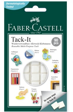 ΚΟΛΛΑ ΠΛΑΣΤΕΛΙΝΗ WHITE TACK-IT FABER 50γρ.