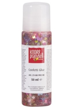 ΚΟΛΛΑ GLITTER KNORR-PRANDELL 50ml.CONFETTI 08-ΠΕΤΑΛΟΥΔΕΣ