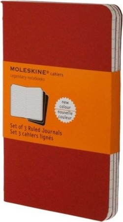 ΣΗΜΕΙΩΜΑΤΑΡΙΟ 09*14 POCKET MOLESKINE ΡΙΓΕ CAHIER ΣΕΤ 3ΤΕΜ.RED