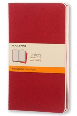 ΣΗΜΕΙΩΜΑΤΑΡΙΟ 13*21 LARGE MOLESKINE ΡΙΓΕ CAHIER ΣΕΤ 3ΤΕΜ.RED