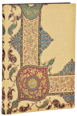 Visions of Paisley Ivory Kraft (Lyon Florals) Ultra Lined Softcover Flexi Journal