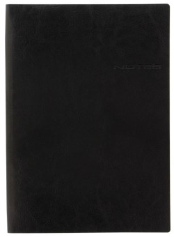ΣΗΜΕΙΩΜΑΤΑΡΙΟ 15*21cm.ΡΙΓΕ LETTS LECASSA BLACK